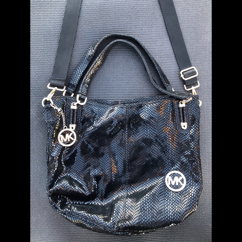 Michael Kors Snake Skin Python Embossed Hobo Bag
